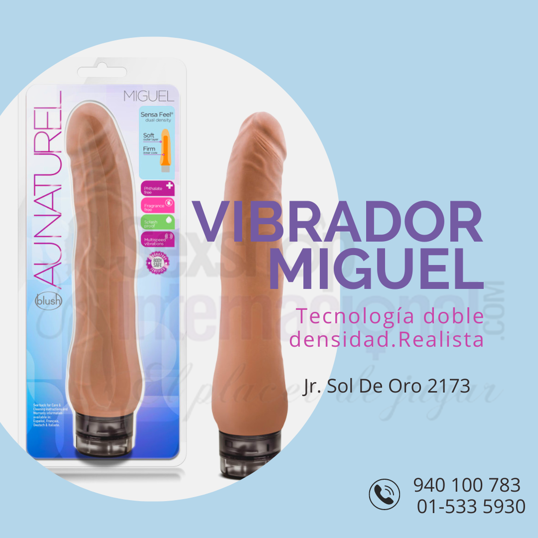 Au Naturel Miguel VIBRADOR LARGO SENSACIÒN REAL